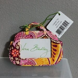 Vera Bradley NWT Luggage tag-Bali Gold